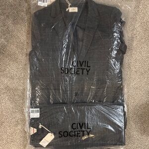 NWT Civil Society Men's Gray Suit